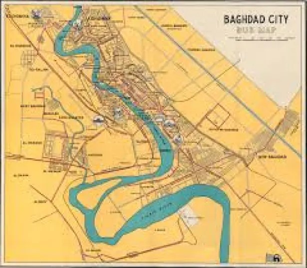 3914 خارطة بغداد